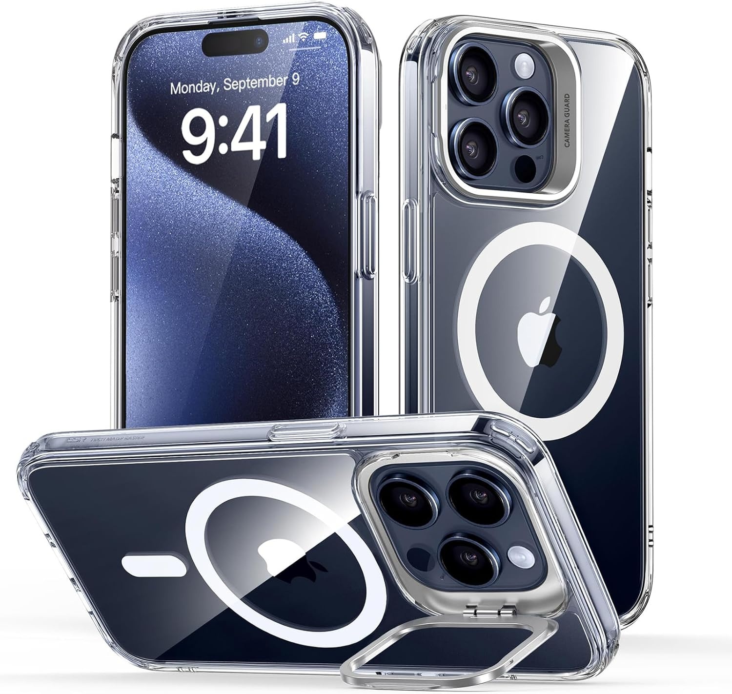 image:imageESR Classic Hybrid for iPhone 18 Pro Max17 Pro Max Case with Flex StandClear