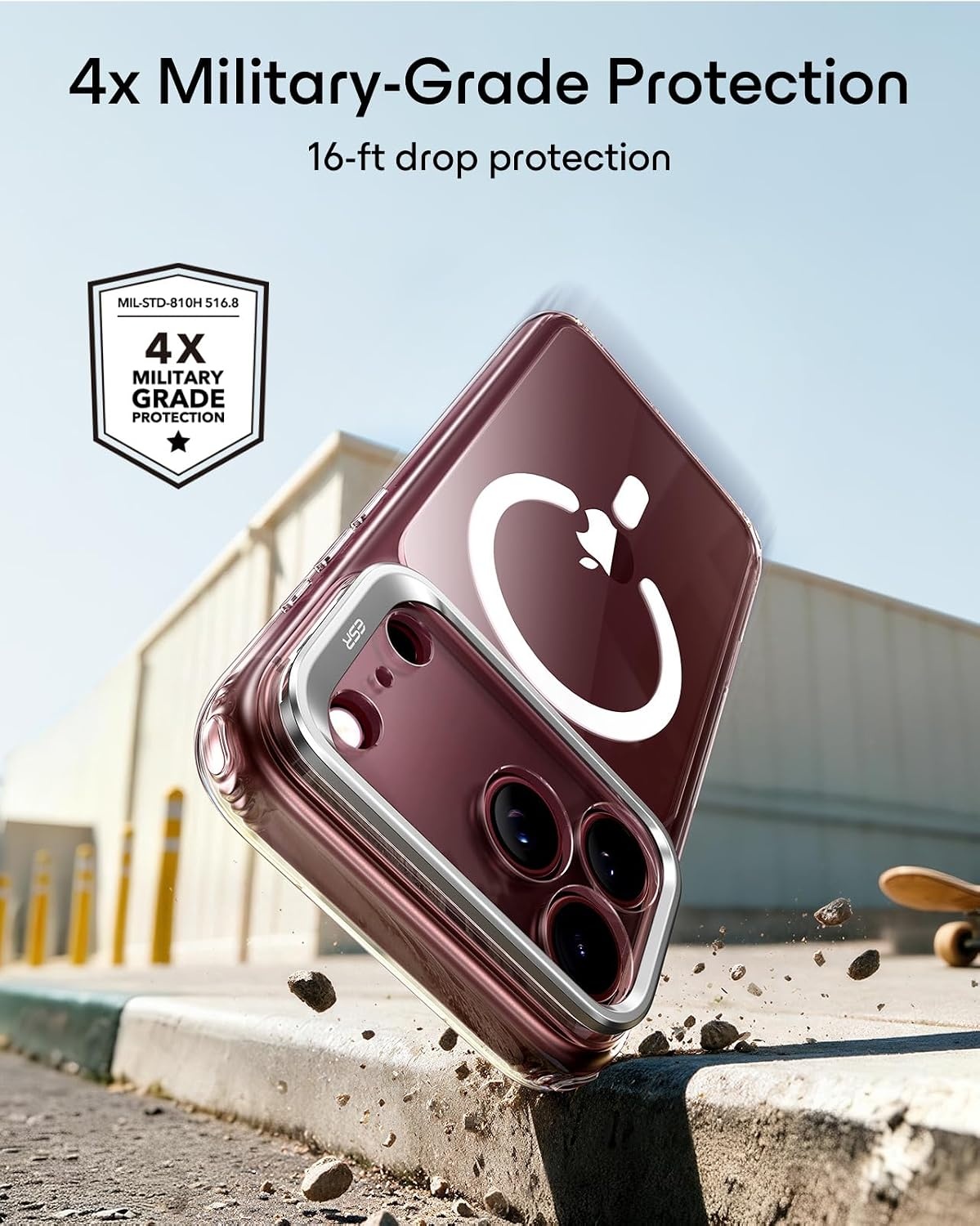 image:imageESR Classic Hybrid for iPhone 18 Pro Max17 Pro Max Case with Flex StandClear