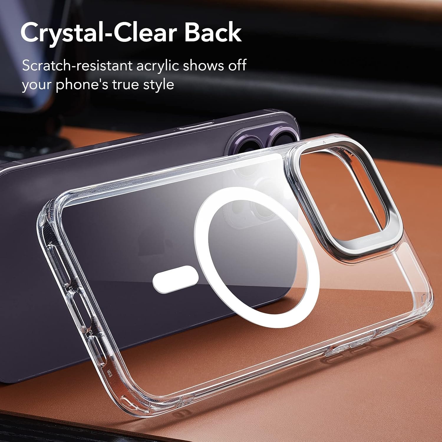 image:imageESR Classic Hybrid for iPhone 18 Pro Max17 Pro Max Case with Flex StandClear
