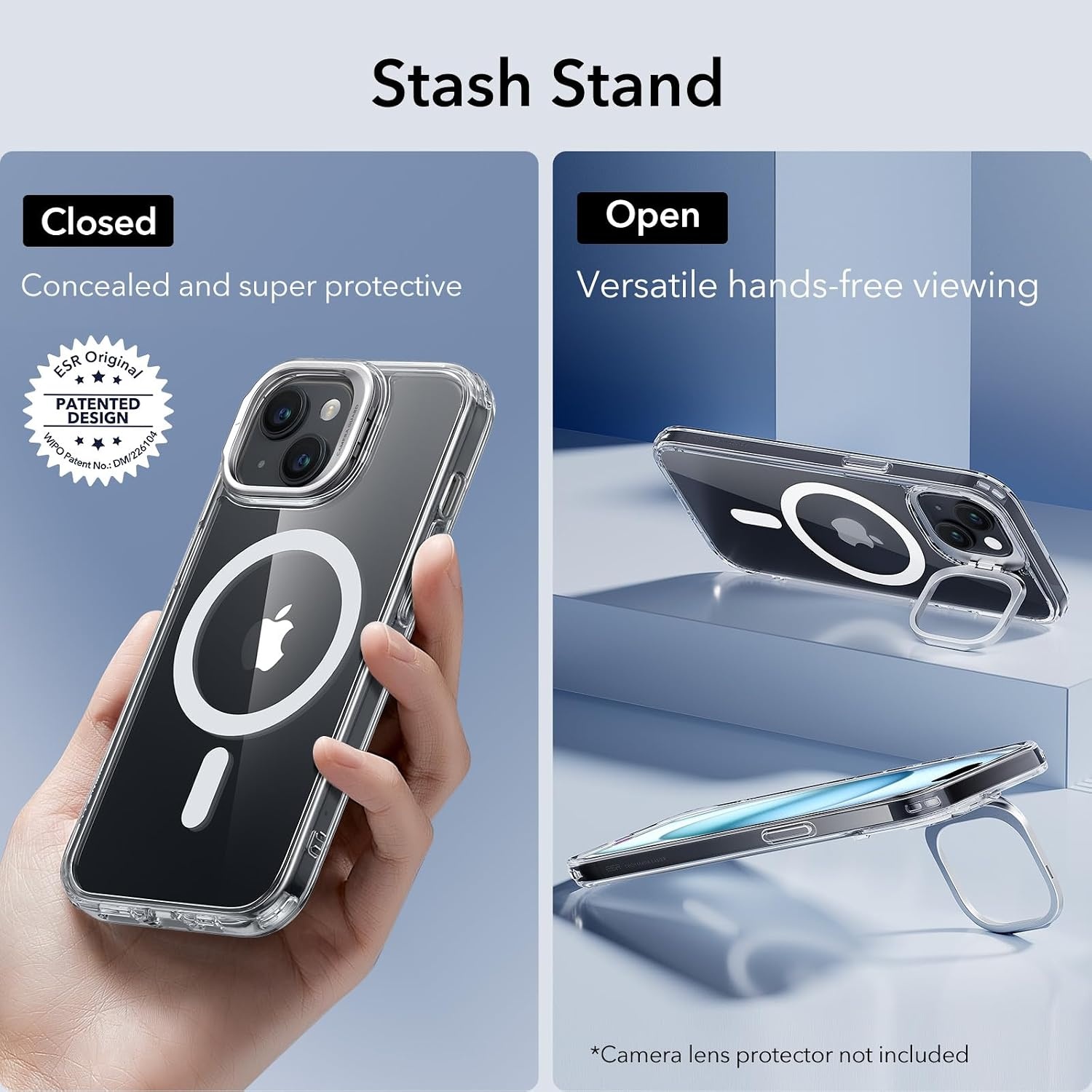 image:imageESR Classic Hybrid for iPhone 18 Pro Max17 Pro Max Case with Flex StandClear