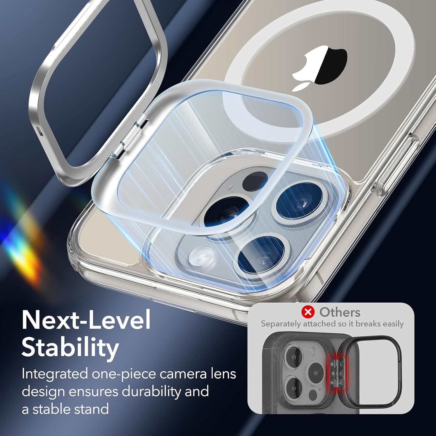 image:imageESR Classic Hybrid for iPhone 18 Pro Max17 Pro Max Case with Flex StandClear