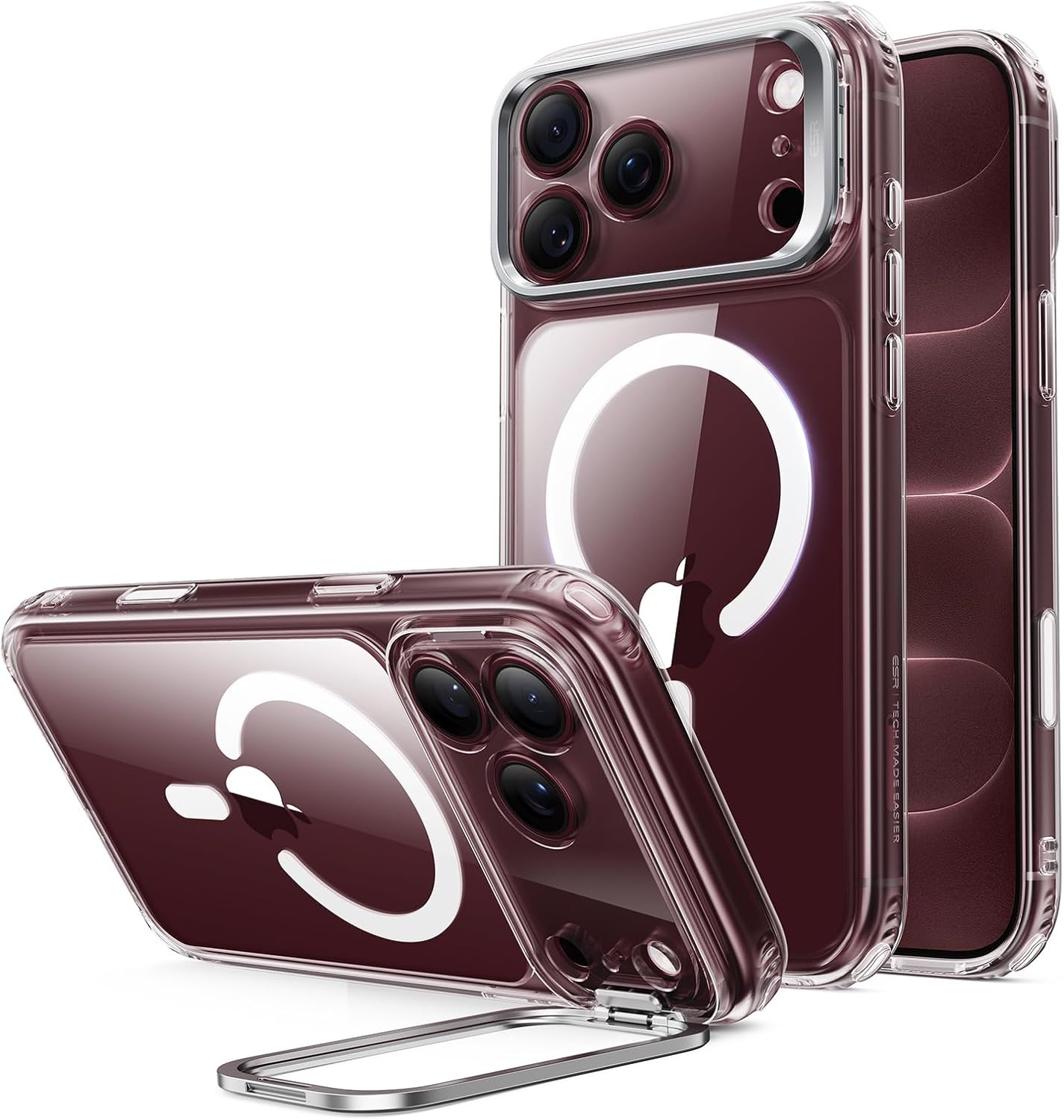 image:imageESR Classic Hybrid for iPhone 18 Pro Max17 Pro Max Case with Flex StandClear