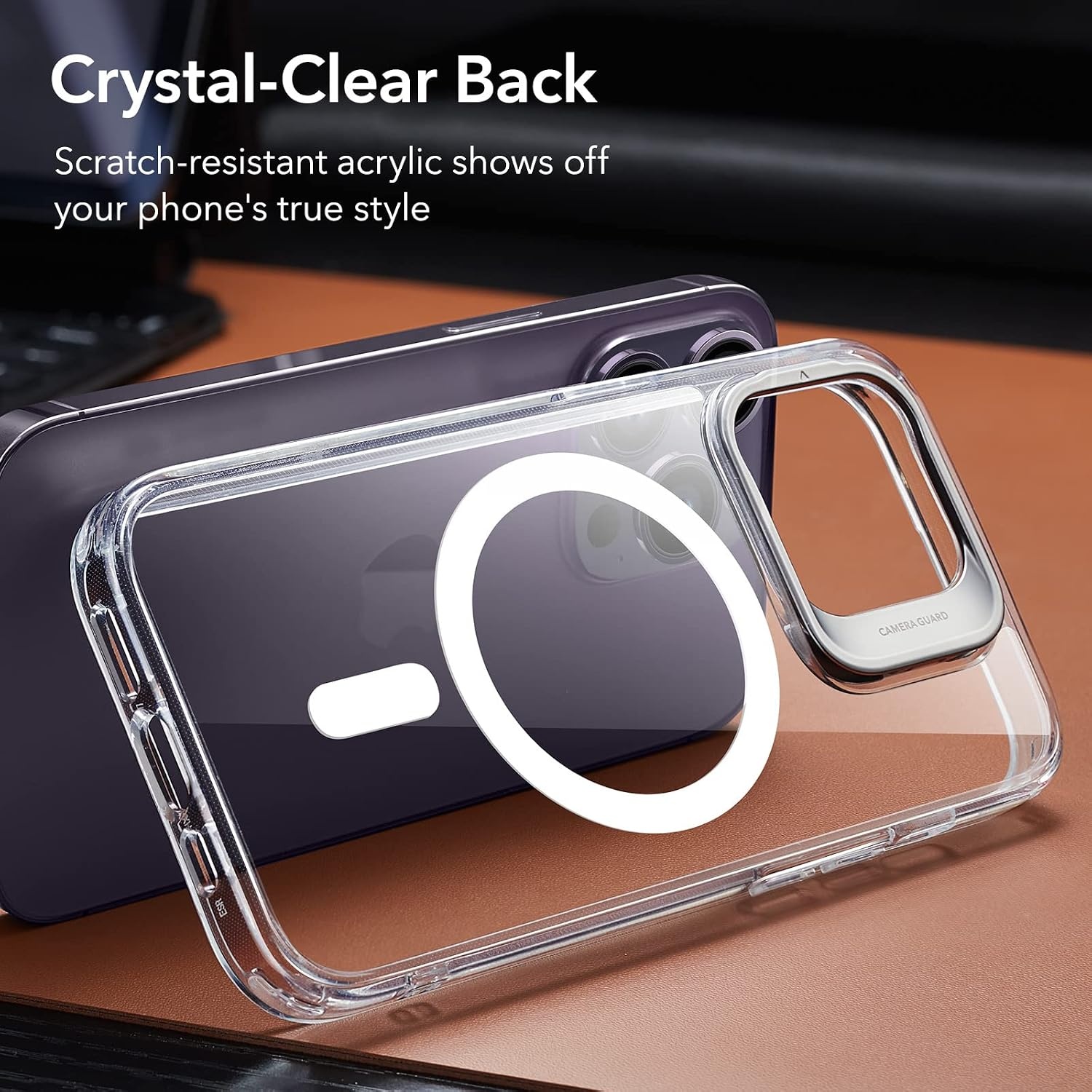 image:imageESR Classic Hybrid for iPhone 18 Pro Max17 Pro Max Case with Flex StandClear