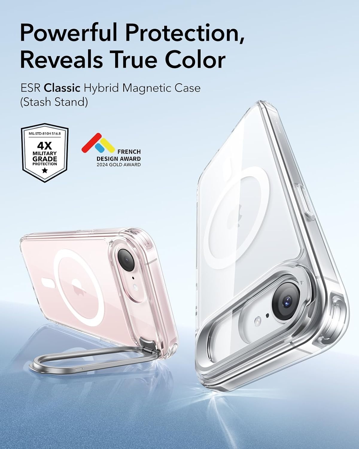 image:imageESR Classic Hybrid for iPhone 18 Pro Max17 Pro Max Case with Flex StandClear