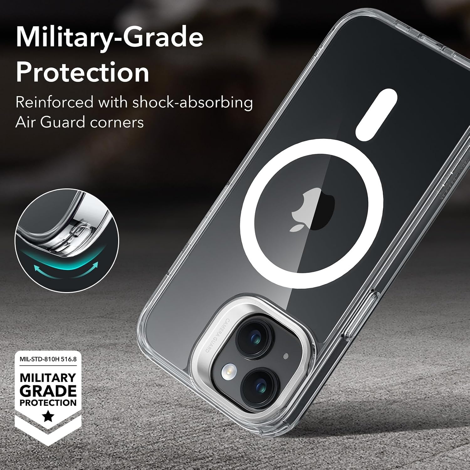 image:imageESR Classic Hybrid for iPhone 18 Pro Max17 Pro Max Case with Flex StandClear