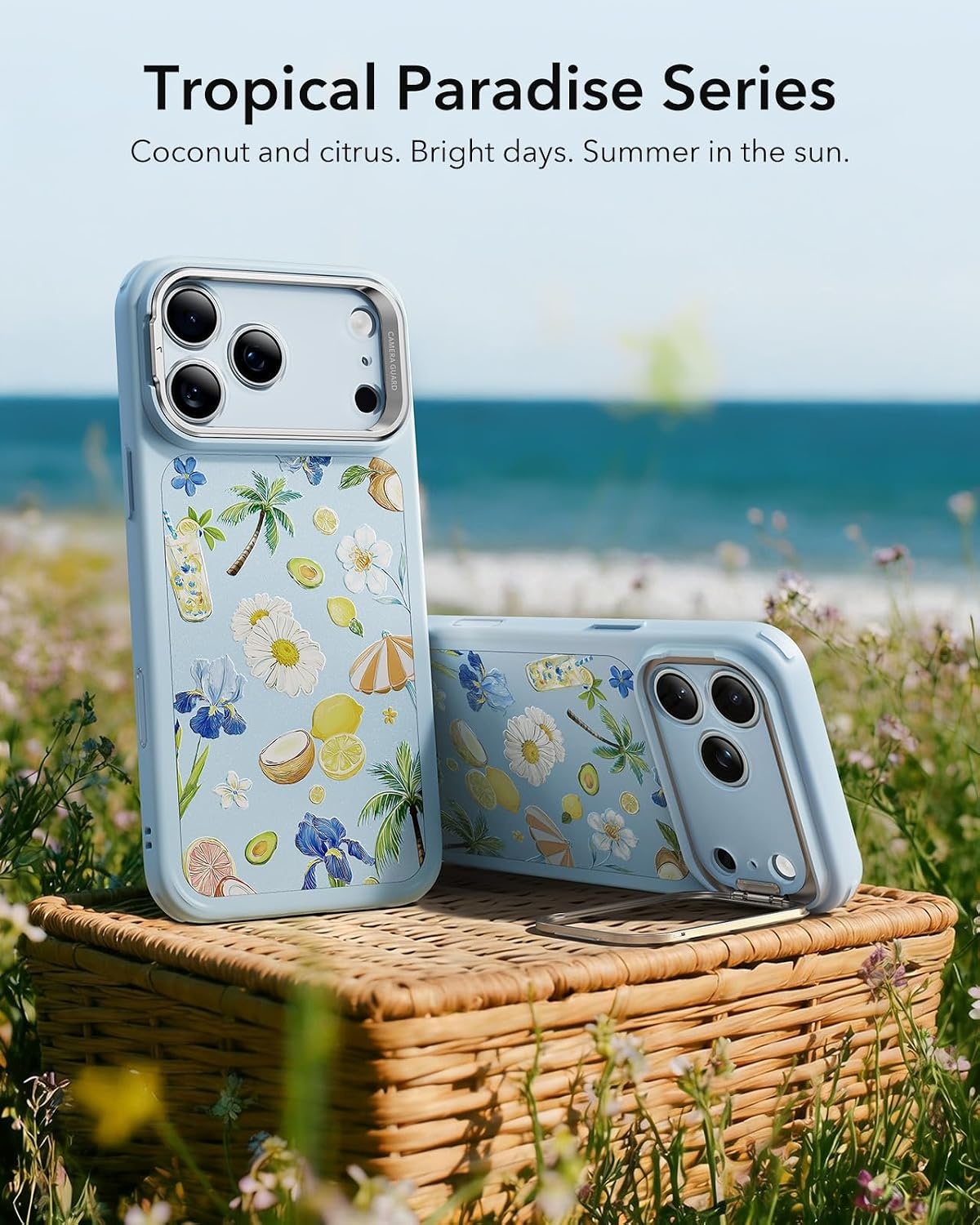 image:imageESR Classic Hybrid for iPhone 18 Pro Max17 Pro Max Case with Flex StandLight Blue
