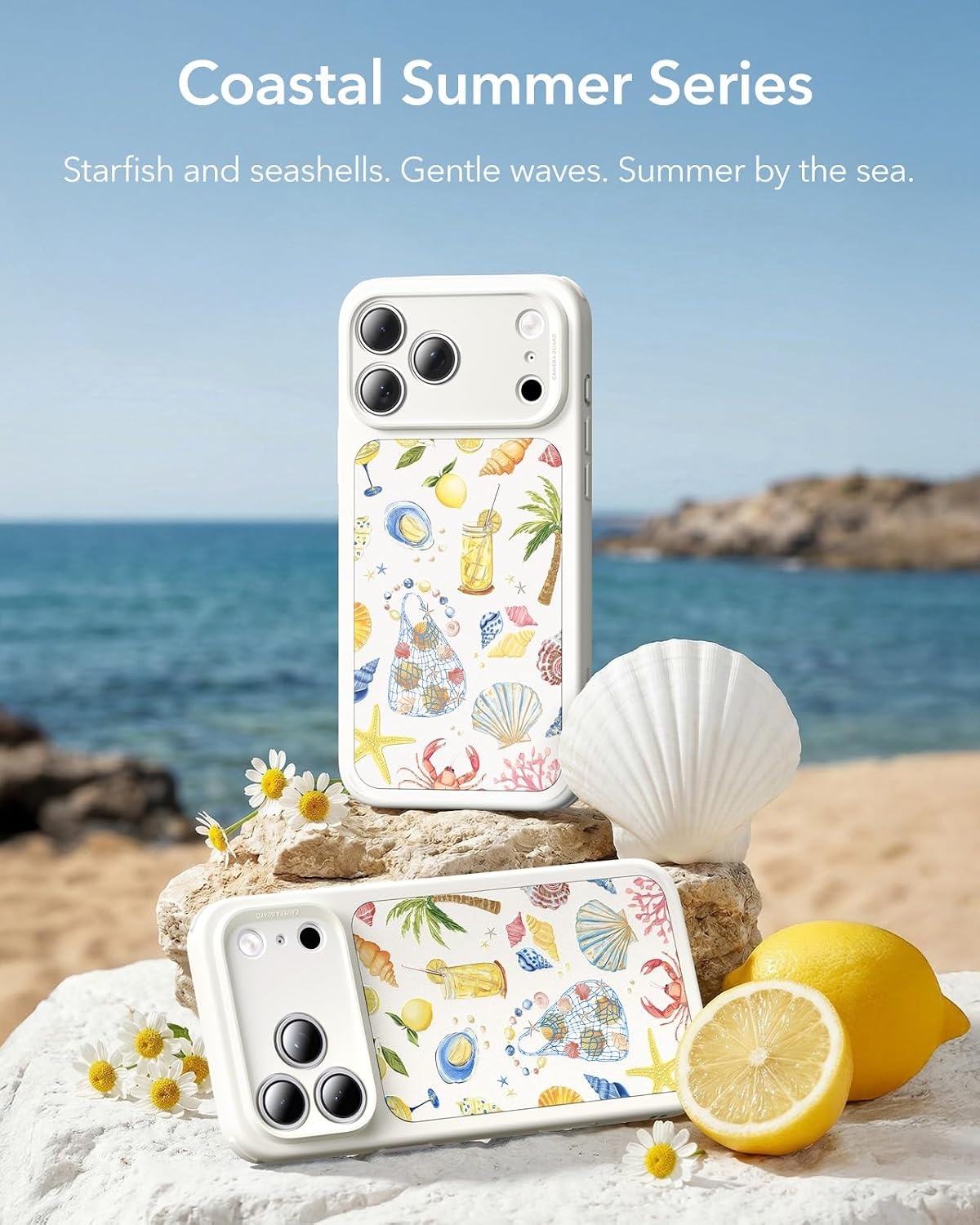 image:imageESR Classic Hybrid for iPhone 18 Pro17 Pro Case Girly Light BlueCream White