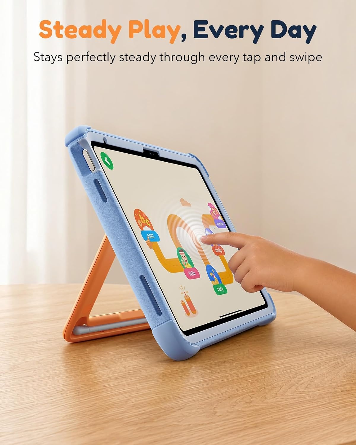 image:imageESR Kids Case for iPad A16 11th10th Gen MilitaryGrade Protection BlueBlue