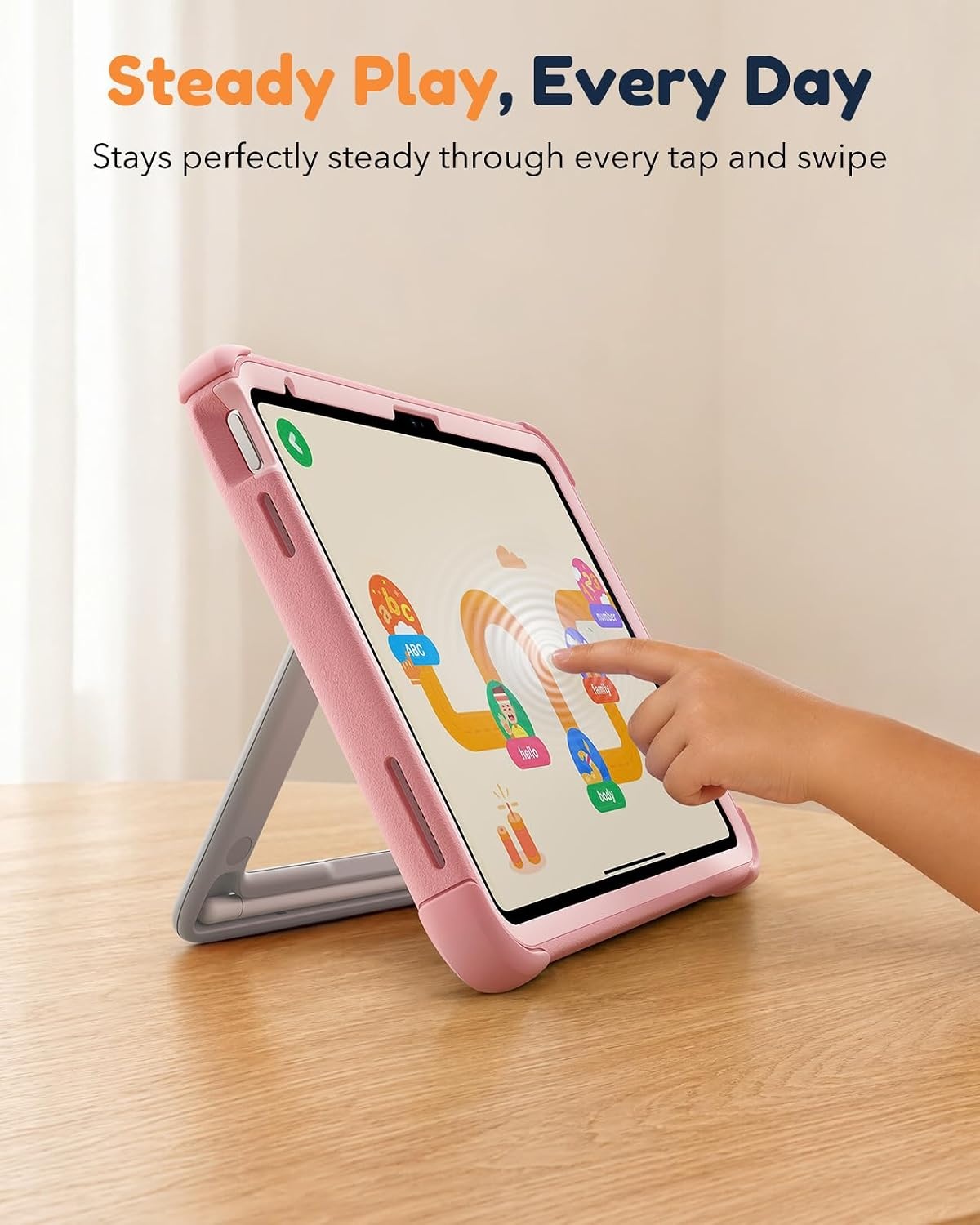 image:imageESR Kids Case for iPad A16 11th10th Gen MilitaryGrade Protection BluePink