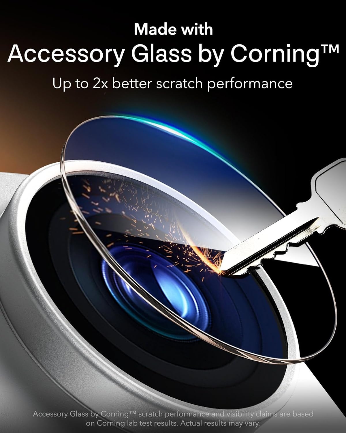 image:imageESR for iPhone 17 Pro Max Camera Lens Protector 1 Pack SilverSilver