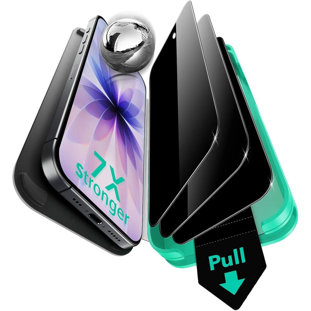 image:imageESR 3 Pack for iPhone 18 Pro Max Privacy Screen Protector ArmoriteiPhone 1716 Pro 63 inch