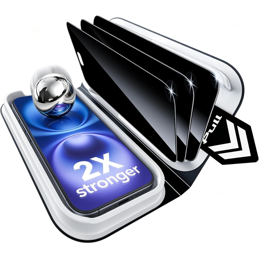 image:imageESR 3 Pack for iPhone 18 Pro Privacy Screen Protector ClassiciPhone 1615 61 inch