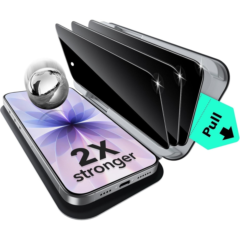 image:imageESR 3 Pack for iPhone 18 Pro Privacy Screen Protector ClassiciPhone 1716 Pro 63 inch