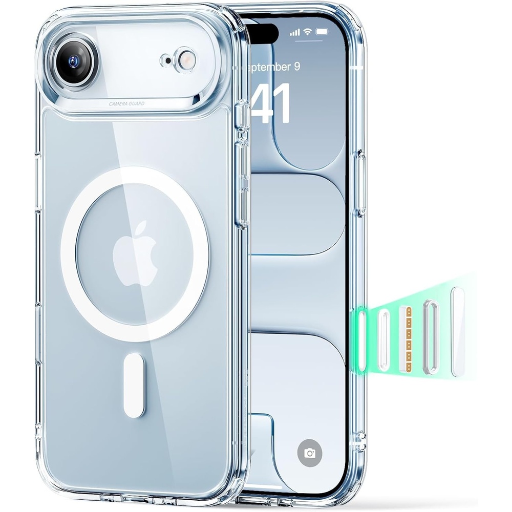 image:imageESR Classic Hybrid for iPhone 18 Pro Max17 Pro Max Case Frosted BurgundyClear