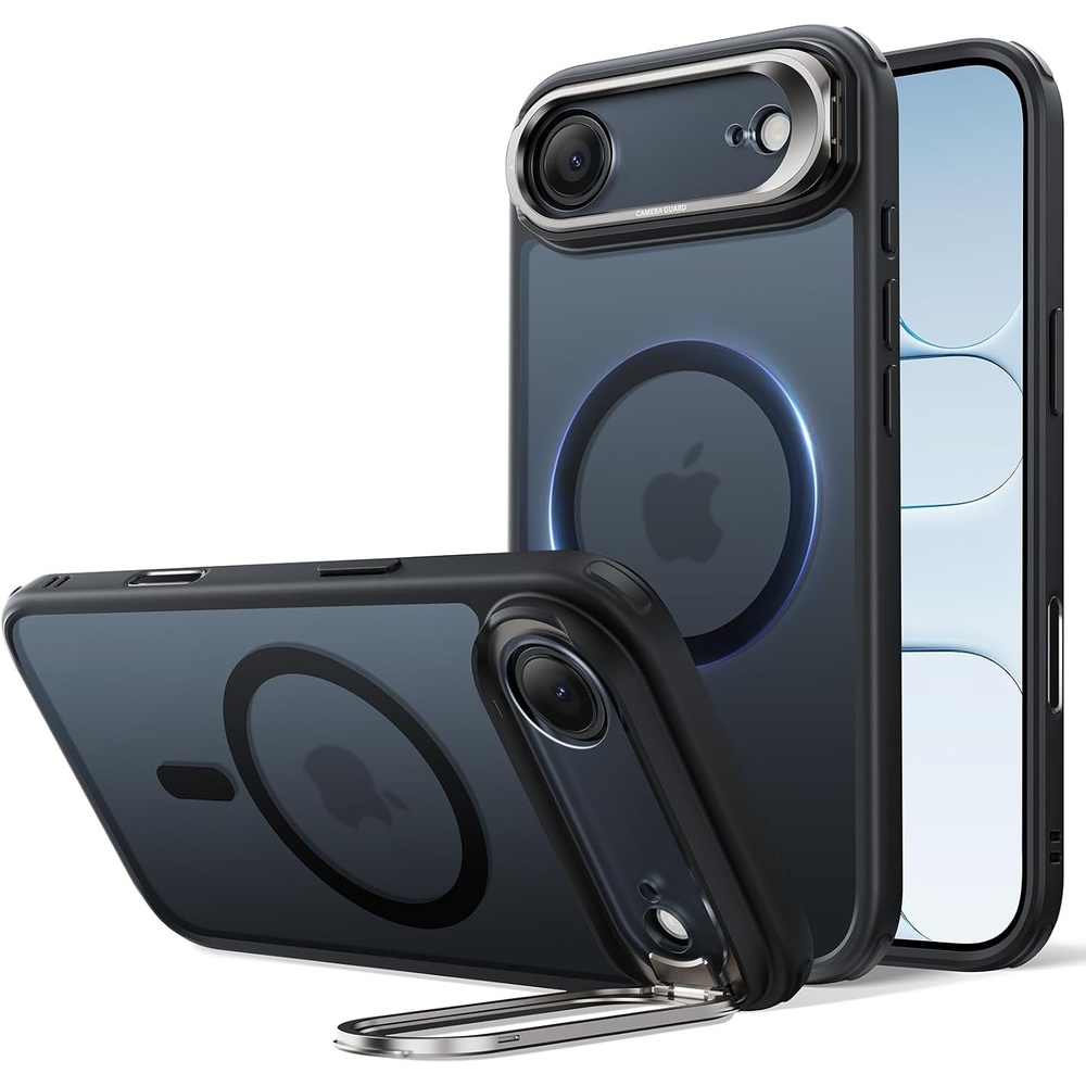 image:imageESR Classic Hybrid for iPhone 18 Pro Max17 Pro Max Case with Flex StandFrosted Black