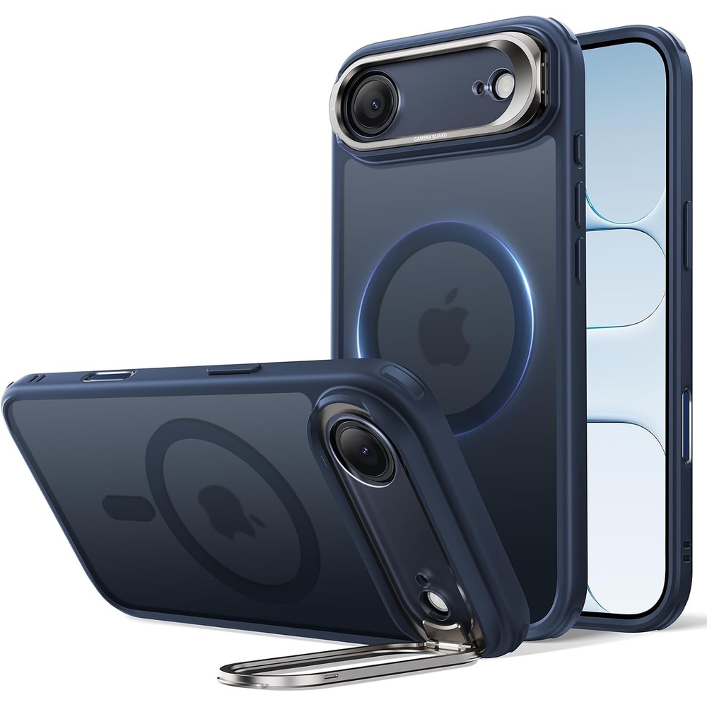 image:imageESR Classic Hybrid for iPhone 18 Pro Max17 Pro Max Case with Flex StandFrosted Blue