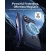 ESR Classic Hybrid for iPhone 18 Pro Max/17 Pro Max Case, Frosted Burgundy(Blue)