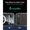 ESR Classic Hybrid for iPhone 18 Pro Max/17 Pro Max Case, Frosted Burgundy(Clear)