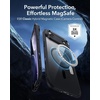 ESR Classic Hybrid for iPhone 18 Pro Max/17 Pro Max Case, Frosted Burgundy(Clear Black)