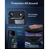 ESR Classic Hybrid for iPhone 18 Pro Max/17 Pro Max Case, Frosted Burgundy(Clear Black)