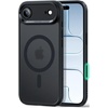 ESR Classic Hybrid for iPhone 18 Pro Max/17 Pro Max Case, Frosted Burgundy(Frosted Black)