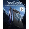 ESR Classic Hybrid for iPhone 18 Pro Max/17 Pro Max Case, Frosted Burgundy(Frosted Black)