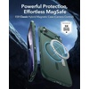 ESR Classic Hybrid for iPhone 18 Pro Max/17 Pro Max Case, Frosted Burgundy(Frosted Green)