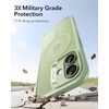ESR Classic Hybrid for iPhone 18 Pro Max/17 Pro Max Case, Frosted Burgundy(Frosted Light Green)