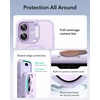 ESR Classic Hybrid for iPhone 18 Pro Max/17 Pro Max Case, Frosted Burgundy(Frosted Light Purple)