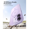 ESR Classic Hybrid for iPhone 18 Pro Max/17 Pro Max Case, Frosted Burgundy(Frosted Light Purple)