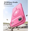 ESR Classic Hybrid for iPhone 18 Pro Max/17 Pro Max Case, Frosted Burgundy(Frosted Pink)