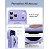 ESR Classic Hybrid for iPhone 18 Pro Max/17 Pro Max Case, Frosted Burgundy(Purple)