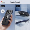 ESR Classic Hybrid for iPhone 18 Pro Max/17 Pro Max Case with Flex Stand(Clear Dark Blue)