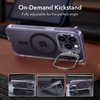 ESR Classic Hybrid for iPhone 18 Pro Max/17 Pro Max Case with Flex Stand(Clear Purple)