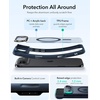 ESR Classic Hybrid for iPhone 18 Pro Max/17 Pro Max Case with Flex Stand(Frosted Blue)