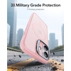 ESR Classic Hybrid for iPhone 18 Pro Max/17 Pro Max Case with Flex Stand(Frosted Bubblegum Pink)