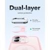 ESR Classic Hybrid for iPhone 18 Pro Max/17 Pro Max Case with Flex Stand(Frosted Bubblegum Pink)