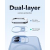 ESR Classic Hybrid for iPhone 18 Pro Max/17 Pro Max Case with Flex Stand(Frosted Light Blue)