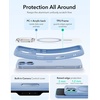 ESR Classic Hybrid for iPhone 18 Pro Max/17 Pro Max Case with Flex Stand(Frosted Light Blue)