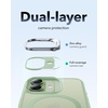ESR Classic Hybrid for iPhone 18 Pro Max/17 Pro Max Case with Flex Stand(Frosted Light Green)