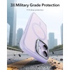 ESR Classic Hybrid for iPhone 18 Pro Max/17 Pro Max Case with Flex Stand(Frosted Light Purple)