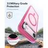 ESR Classic Hybrid for iPhone 18 Pro Max/17 Pro Max Case with Flex Stand(Frosted Pink)