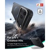 ESR Cyber Tough for iPhone 18 Pro/17 Pro Case with Flex Stand, Burgundy(Black)
