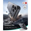 ESR Cyber Tough for iPhone 18 Pro/17 Pro Case with Flex Stand, Burgundy(Grey)