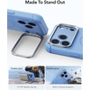ESR Cyber Tough for iPhone 18 Pro/17 Pro Case with Flex Stand, Burgundy(Light Blue)