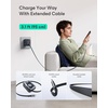 ESR Xtend 45W Retractable Charger, Up to 60W Dynamic Power with AVS, 2-Port(Black)