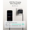 ESR Xtend 45W Retractable Charger, Up to 60W Dynamic Power with AVS, 2-Port(Black)