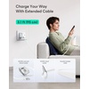 ESR Xtend 45W Retractable Charger, Up to 60W Dynamic Power with AVS, 2-Port(White)