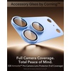 ESR for iPhone 18 Pro Max Camera Lens Protector, 1 Pack, Black(Light Blue)