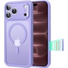 ESR Classic Hybrid for iPhone 18 Pro Max/17 Pro Max Case, Frosted Burgundy(Purple)
